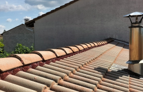 Rénovation de faitage à Bourg les valance